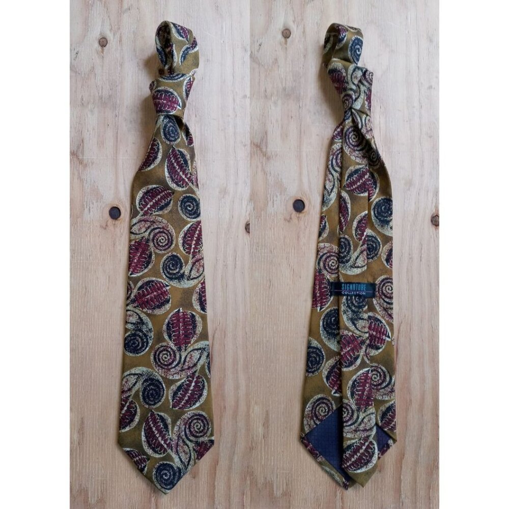 Men's Italian Silk Tie - Vintage 80s-90s